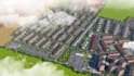 3d architectural master and urban plan, site plan, town plan