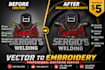 digitize image for embroidery digitizing logo dst,pes,emb