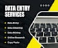 do fast data entry, web research, copy paste, typing work