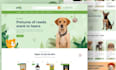 design pet shopify dog pet dropshipping store supplies accessories pet website