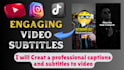 add subtitles, captions, srt, transcribe and edit video
