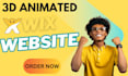 build 3d animated wix website interactive 3d wix studio scrolling website design