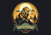 create vintage t shirt tiger lion logo
