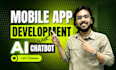 do ai mobile app development for android app ios app with chatbot using flutter