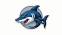 do awesome angry shark mascot logo design