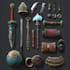 create props and accessories for your game art accessories,