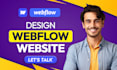 build webflow website, design or develop webflow landing page, figma to webflow