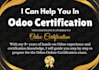 help you in the odoo certification and odoo implementation