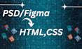 convert PSD to HTML and figma to html css