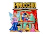 design pinocchio kids puppet show logo