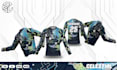 design cool and professionals motocross jersey set for sublimation