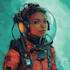 do a sci fi character illustration or sci fi character