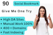 social bookmark backlinks live