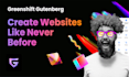 design redesign wordpress website using greenshift animation page builder blocks