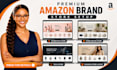 design a premium amazon storefront amazon store setup amazon brand store design