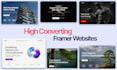 create a high converting website in framer