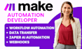setup make com automation, fix make, make com, n8n, vapi, airtable, make ai