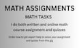 work on any math task or project