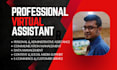 be your personal and professional virtual assistant for any administrative work