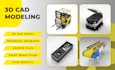 do 3d model, 3d printing, industrial design, cad, stl, step, solidworks, blender