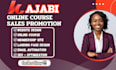 design kajabi website, online course, sales funnel and email automation