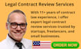 offer legal contract review services