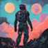 make sci fi character illustration or sci fi character art