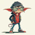 design a 2d cartoon character