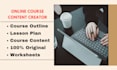 create professional course outline, lesson plan and course content