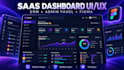 design modern saas dashboard and admin panel UI in figma