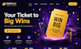 build squarespace raffle website competition ticket website giveaway website