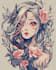 make an anime tattoo designs flash sheet
