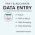 do fast and accurate data entry in excel or google sheets