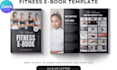 design fitness guide ebook selfcare journal mental ebook, website ebook on canva