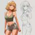 make a anime couple character art anime style