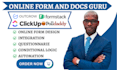 create clickup zapier microsoft form surveys pabbly form 123 form fillable form