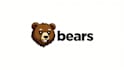 do awesome bear head emblem mascot logo design