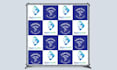 create step and repeat or backdrop banners from your logo