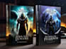 create professional fantasy book cover and sci fi book cover