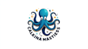 do awesome octopus mascot logo design with company