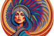 draw abstract digital illustrations and aboriginal art