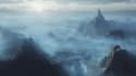 make fantasy landscape in traditional or digital art