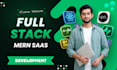 develop full stack, mern stack web applications with react,node, express mongodb