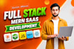 develop full stack, mern stack web applications with react,node, express mongodb