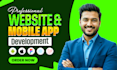 do website or mobile app development ios app development as flutter developer