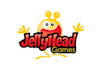 design unique colorful jelly head games logo