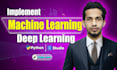 do ai machine learning, deep learning, data science solutions with python