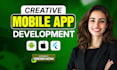 do mobile app development, ios app development, android app as flutter developer