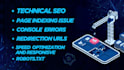 do monthly technical issues and website indexing