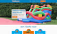 build bounce house website, inflatable rental, party rental website with booking